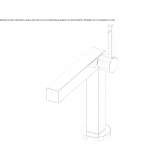 1-hole chrome-plated brass washbasin tap on countertop Insch