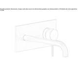 2-hole wall-mounted washbasin tap Wetwang