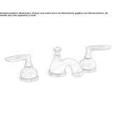 3-hole brass basin faucet Certaldo