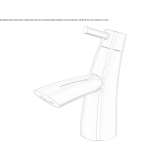 Countertop washbasin faucet with single handle, 1-hole, chrome-plated brass Ustyluh