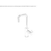 Washbasin tap in chrome-plated brass Teynham