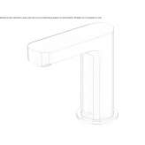 Countertop washbasin tap with aerator Xometla