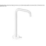 Hydroprogressive countertop washbasin tap made of stainless steel Montoro
