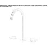 3-hole countertop washbasin tap made of stainless steel Cogenhoe