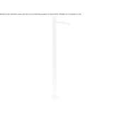Free-standing washbasin tap made of stainless steel Belz