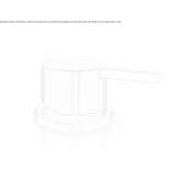 Single-lever countertop washbasin tap made of stainless steel Belz