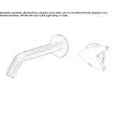 2-hole wall-mounted washbasin tap in stainless steel Cogenhoe