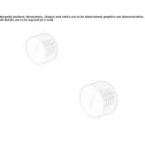 2-hole wall-mounted washbasin tap in stainless steel Kupavna