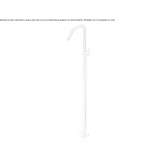 Free-standing washbasin tap made of stainless steel Vlasivka