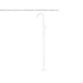 Free-standing washbasin tap made of stainless steel Vlasivka