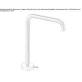 Hydroprogressive countertop washbasin faucet Montoro