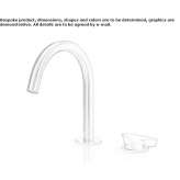 2-hole countertop washbasin tap made of stainless steel Cogenhoe