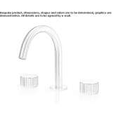 3-hole countertop washbasin tap made of stainless steel Kupavna