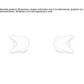 Set of 2 shut-off mixing valves for wall mounting Cogenhoe