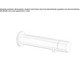 Wall-mounted washbasin tap, 1-hole, stainless steel Ulbroka