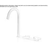 3-hole countertop washbasin tap made of stainless steel Cogenhoe