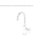 Washbasin tap in chrome-plated brass Teynham