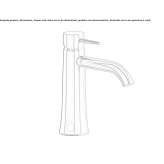 Single-lever countertop washbasin tap Hamberge