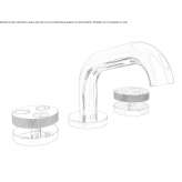 Brass countertop washbasin tap Zagarolo
