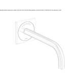 Infrared washbasin faucet with plate Minare