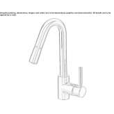 Jednouchwytowa mosiężna bateria umywalkowa nablatowa Archdale