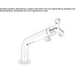 Countertop washbasin tap made of brass Swidnica
