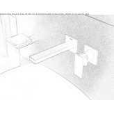 2-hole wall-mounted washbasin tap Thwing