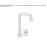 2-hole countertop washbasin tap Lobatera