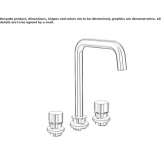 3-hole countertop washbasin tap Anniston