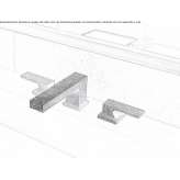 3-hole washbasin tap Thwing
