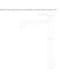 Tall, single-lever washbasin tap Toplet
