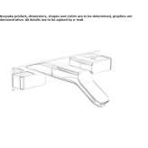 3-hole wall-mounted washbasin tap Ipotesti