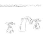 3-hole brass washbasin tap with aerator Sarinena