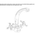 1-hole brass washbasin faucet with aerator Sarinena