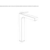 Single-lever countertop washbasin tap Gostyn