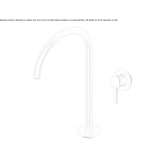 2-hole tall washbasin tap Toplet