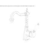 Brass countertop washbasin tap with aerator Dosolo