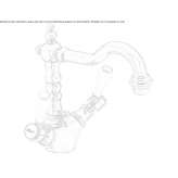 1-otworowa, mosiężna bateria umywalkowa nablatowa Camenca
