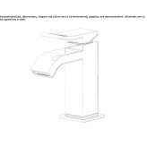 Single-lever countertop bidet faucet Colima