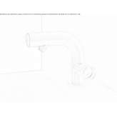 Countertop stainless steel bidet faucet with swivel spout Ladner
