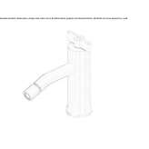 Countertop bidet tap with swivel spout Ovilla