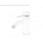 Bidet faucet with aerator and swivel spout Demonte