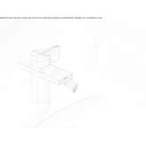 Countertop 1-hole stainless steel bidet faucet Necochea
