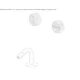 Aver Green Marble 3 Hole Bidet Faucet With Flow Limiter, Waste Free Hejnice