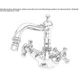 Countertop bidet faucet with 1 hole and aerator Vieremae