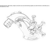 Countertop bidet faucet with 1 hole and aerator Vieremae
