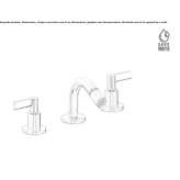 Countertop bidet faucet with automatic stopper Wamboin