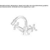 Countertop bidet faucet with aerator Solarino