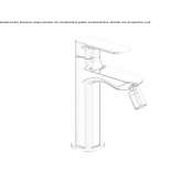 Countertop bidet tap without waste Mystic