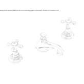 3-hole countertop bidet faucet Callow